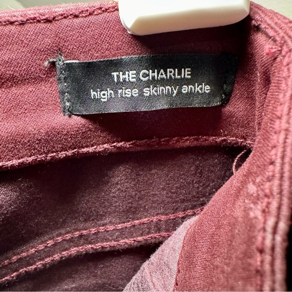 Joe's Jeans Women's The Charlie High Rise Skinny Ankle Jean‎ in Vineyard Size 24 - Picture 5 of 8